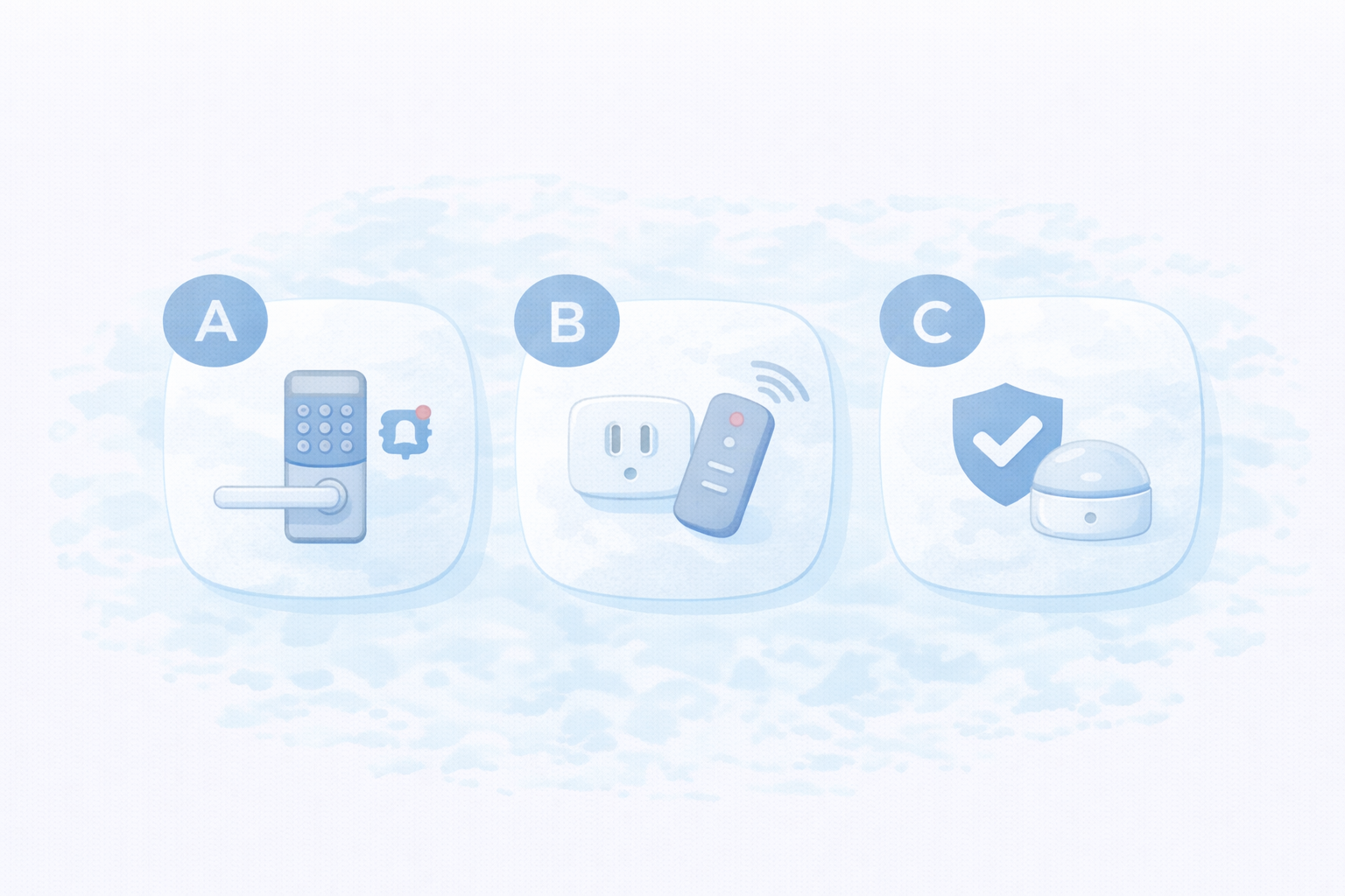 目的別のミニ構成（共働き子育て、まず1つ成功、防犯）