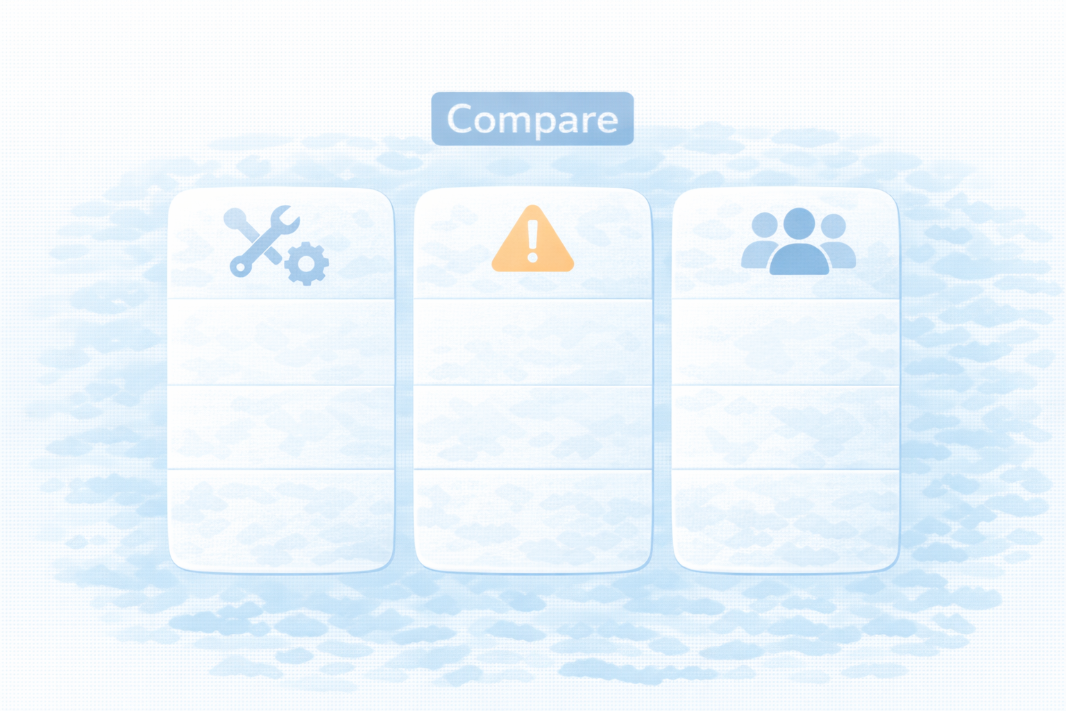 比較表（機能×制約×対象）