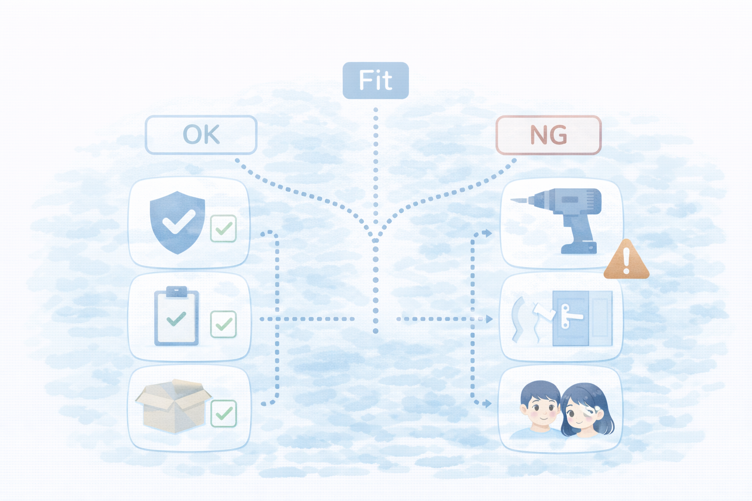 賃貸でスマートロックが付けられる条件（図解）