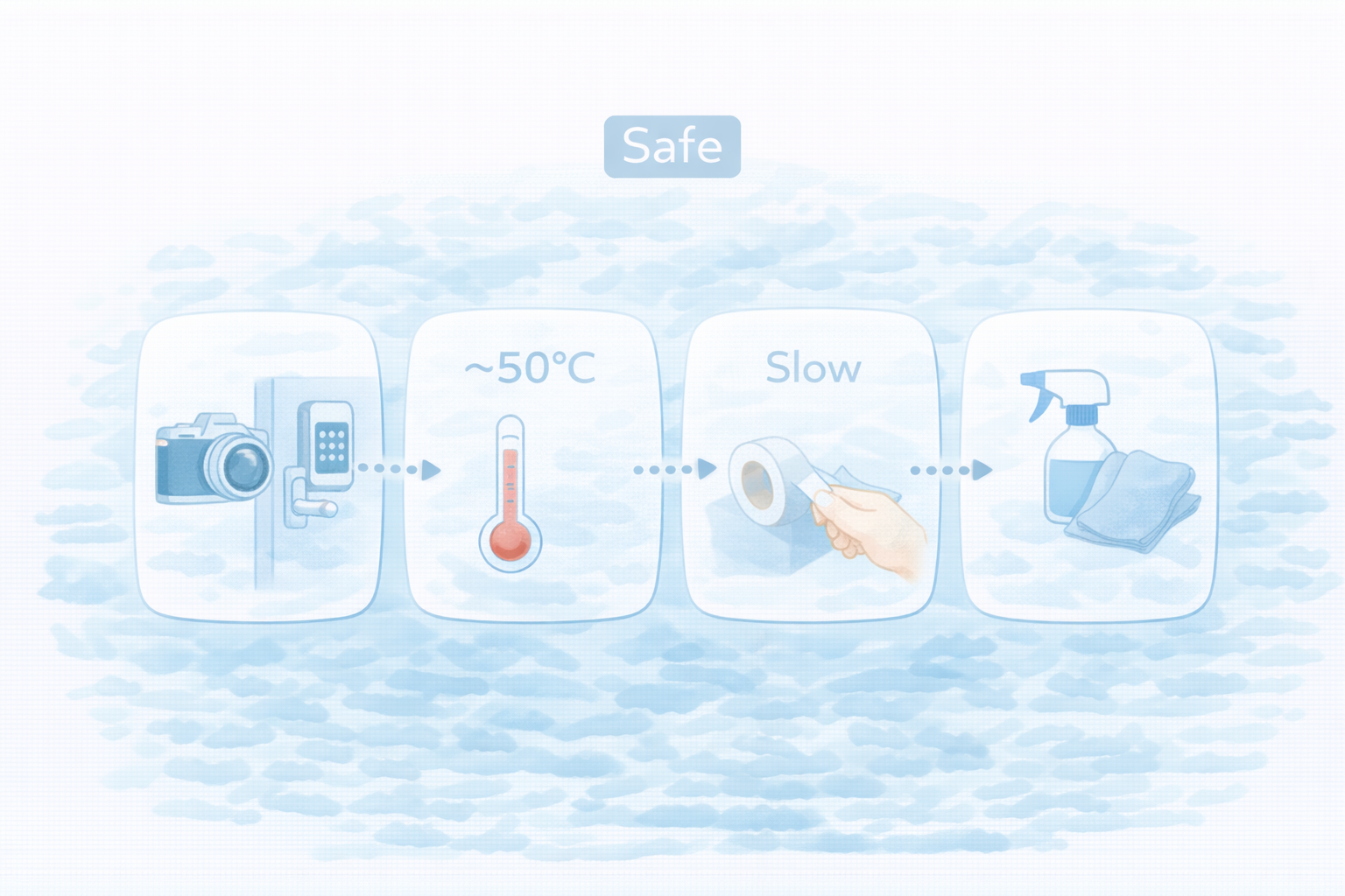 退去時に困らない外し方の考え方（図解）