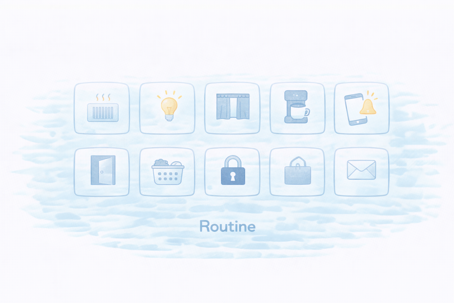 共働き家庭の朝のオートメーション実例10（図解）